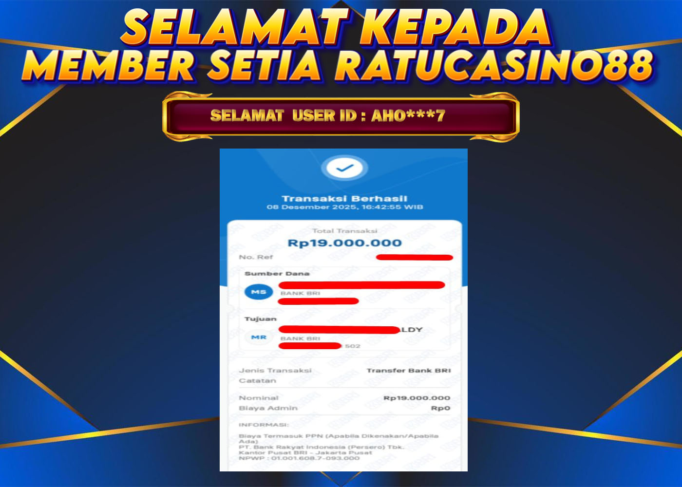 WITHDRAWAL MEMBER 148